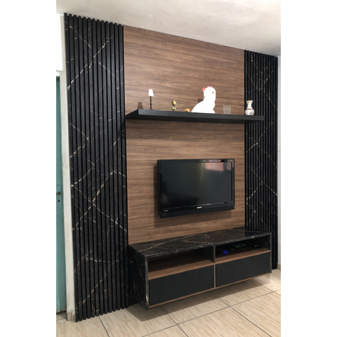 Ripado Ecológica 290x16x2,5 Cm Wpc Parede