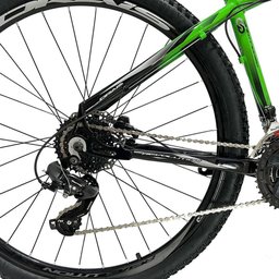 Bicicleta 29 Drais 24v Revolution Shimano Trava Ombro Verde/Preto 21" - 349 - 4