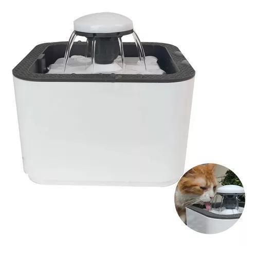 Fonte Bebedouro para Pets Agua Filtro 2.5 L Bomba Elétrica - 7