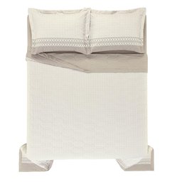 Cobre Leito Casal Karsten 180 Fios Percal 100% Algodão Voguel - 2