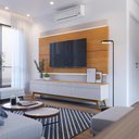 Ver imagem 5 de Rack Bancada 3 Gavetas 180cm Amy Off White/Nature - Gran Belo