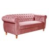 Sofá Nobreza 3 Lugares Cor:suede Rosa 280 - 5