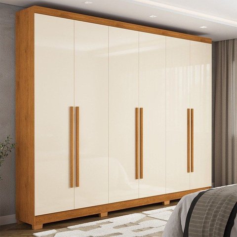 Guarda-Roupa Casal 6 Portas 3 Gavetas Essence Yescasa