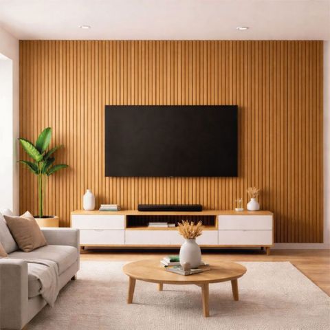 Kit 3 Painel Ripado Mdf Bp 6mm Premium Alto Padrão 77x20cm