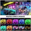 Ver imagem 3 de Fita Led Smart Aplicativo Celular 10 Metros Cores Rgb App Telefone Ajustavel Decoraçao Pisca Pisca