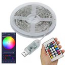 Ver imagem 2 de Fita Led Smart Aplicativo Celular 10 Metros Cores Rgb App Telefone Ajustavel Decoraçao Pisca Pisca