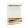 Painel para TV 55 Polegadas com Led Spot 100% MDF Porta Espelhada - 2