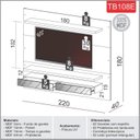 Ver imagem 3 de Painel para TVs até 65 Polegadas TB108E Dalla Costa