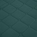 Ver imagem 6 de Kit Cobre Leito Colcha Lunar Casal 3 Peças 400 Fios Matelado Dupla Face - Verde - 100% Poliéster