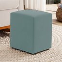 Ver imagem 2 de Puff Decorativo Sala de Estar Quadrado 36x47cm Veludo Acqua - Desk Design