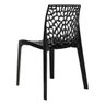 10 Cadeiras de Jantar Empilhável Gruvyer Preta - 4