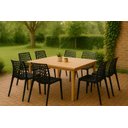 Ver imagem 7 de 10 Cadeiras de Jantar Empilhável Gruvyer Preta