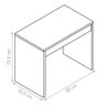 Mesa Para Computador Millie 1 Gaveta Branco - 5