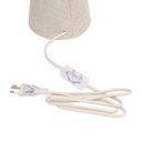 Ver imagem 3 de Abajur Luminária Decorativa Revestimento em Linho 47cm Mart:bivolt