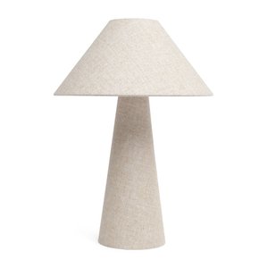 Abajur Luminária Decorativa Revestimento em Linho 47cm Mart:bivolt