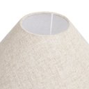 Ver imagem 2 de Abajur Luminária Decorativa Revestimento em Linho 47cm Mart:bivolt