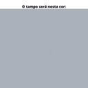 Ver imagem 2 de Mesa de Escritório em L Pé Tubular Pe25 em MDP 125 x 125 x 60cm Cinza com Base Preta
