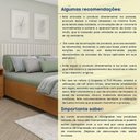 Ver mais imagens de Conjunto com Cama Casal Mônaco e 2 Mesas de Cabeceira 1 Gaveta Luna MDF Espresso Móveis Marrom/Cinamomo