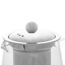 Ver imagem 4 de Bule para Chá em Vidro e Aço Inox com Infusor 750 Ml Lyor