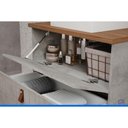 Ver imagem 5 de Conjunto Banheiro c/Espelho Milano/Gota 60cm Cimento MGM
