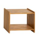 Ver imagem 2 de Mesa de Cabeceira Multiuso Natural & Colors 2 Prateleiras