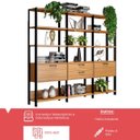 Ver imagem 5 de Estante para Livros Industrial 2 Portas 2 Gavetas 100% MDF