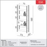 Estante para Livros 1 Porta 185cmx72cm E95 - 3