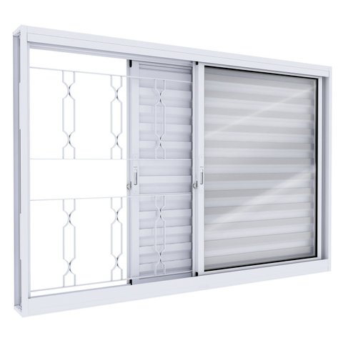 Janela de Aço Veneziana Lucasa Facilita