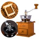 Ver imagem 5 de Moedor Café Manual Retrô Madeira Triturador Grãos Manivela