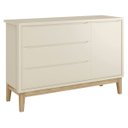 Ver imagem 4 de Jogo de Quarto para Bebê Completo 3 Portas Classic New Areia Fosco com Natural - MoveisAqui