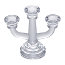 Ver imagem 1 de Candelabro Vidro Sodo-calcico P/3 Velas 15x7x13cm