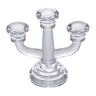 Candelabro Vidro Sodo-calcico P/3 Velas 15x7x13cm - 1
