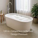 Ver imagem 2 de Kit Banheira Freestanding Venezza 1.50m C/misturador Cromado