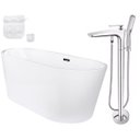 Ver imagem 5 de Kit Banheira Freestanding Venezza 1.50m C/misturador Cromado
