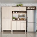 Ver imagem 4 de Cozinha Estrela Compacta Espaçosa - Castanho/off White