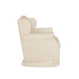Poltrona Amamentação Balanço Bege + Puff:bege - 2