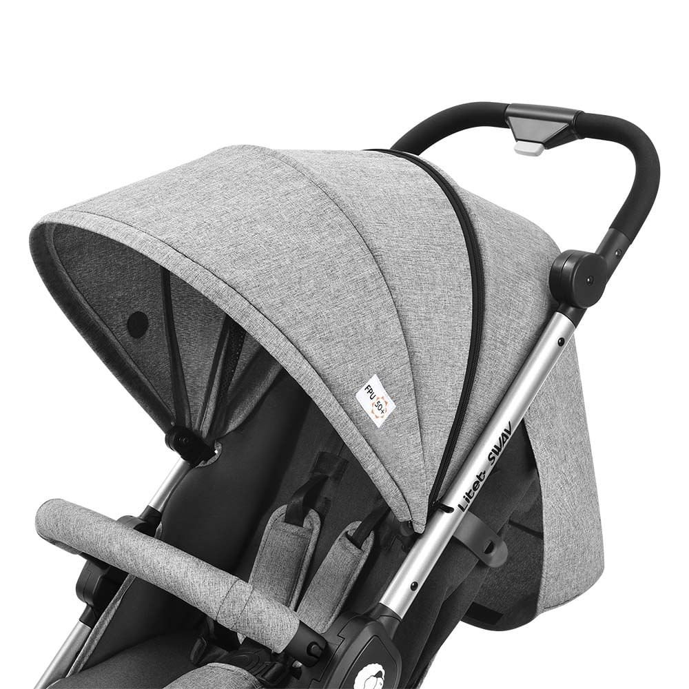 Carrinho Jogger Sway Três Rodas 0-15kgs Preto com Cinza Litet - BB373 BB373 - 16