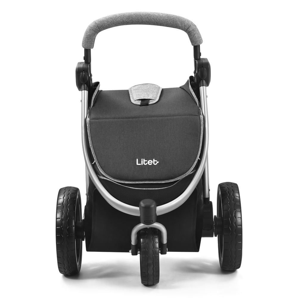 Carrinho Jogger Sway Três Rodas 0-15kgs Preto com Cinza Litet - BB373 BB373 - 10