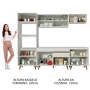 Ver imagem 6 de Armário de Cozinha Completa 260cm Branco Reims Madesa 02