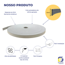 Ver imagem 3 de Moldura Roda Meio Eva Autocolante Sol 3,5cmx5mm 25 Metros - Cinza