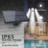 Luminaria Solar Refletor Led 4 Cabeças Sensor Presença Placa Solar 3 Modos Luz Casa Jardim Rua Poten - 10