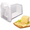 Ver mais imagens de Cortador Fatiador Ralador Queijo Presunto Frios Pote Hermetico Lamina Inox 4 em 1 Cozinha Comida Bal