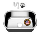 Ver imagem 1 de Cuba Aço Inox 304 N 1 Extra Funda Gold 47x30x17