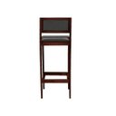 Ver imagem 5 de Kit 2 Banquetas Assento Encosto Estofado em Linho Hellen:imbuia com Linho Chumbo