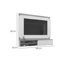 Ver imagem 3 de Painel Home p/ TV 70 pol Avany 180cm Cedro/Bali DJ Móveis