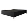 Base Cama Box Casal Suede Preto 138x188 - 2