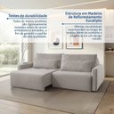 Ver imagem 7 de Sofá Retrátil e Reclinável em 5 Estágios 220cm com Almofadas Decorativas Vênus Espresso Móveis