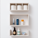 Ver imagem 1 de Kit 3 Nichos Brancos Prateleiras Organizadores Banheiro Mdf