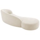 Ver imagem 6 de Divã Recamier Orgânico França 250cm Lado Esquerdo Bouclé