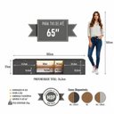 Ver imagem 6 de Rack para TV até 65 Polegadas Suspenso 180cm com LED Aurora Mel/Grafite Yescasa